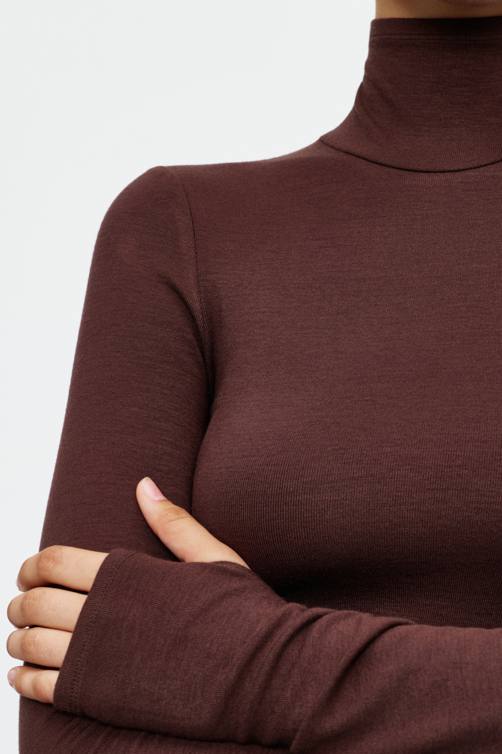 ДЖЕМПЕР З ВИСОКИМ КОМІРОМ