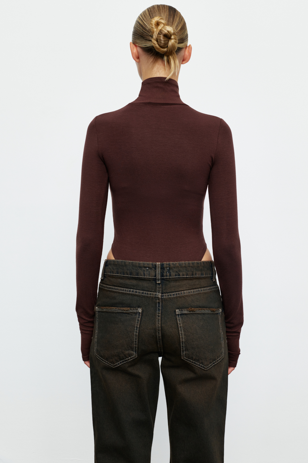 ДЖЕМПЕР З ВИСОКИМ КОМІРОМ