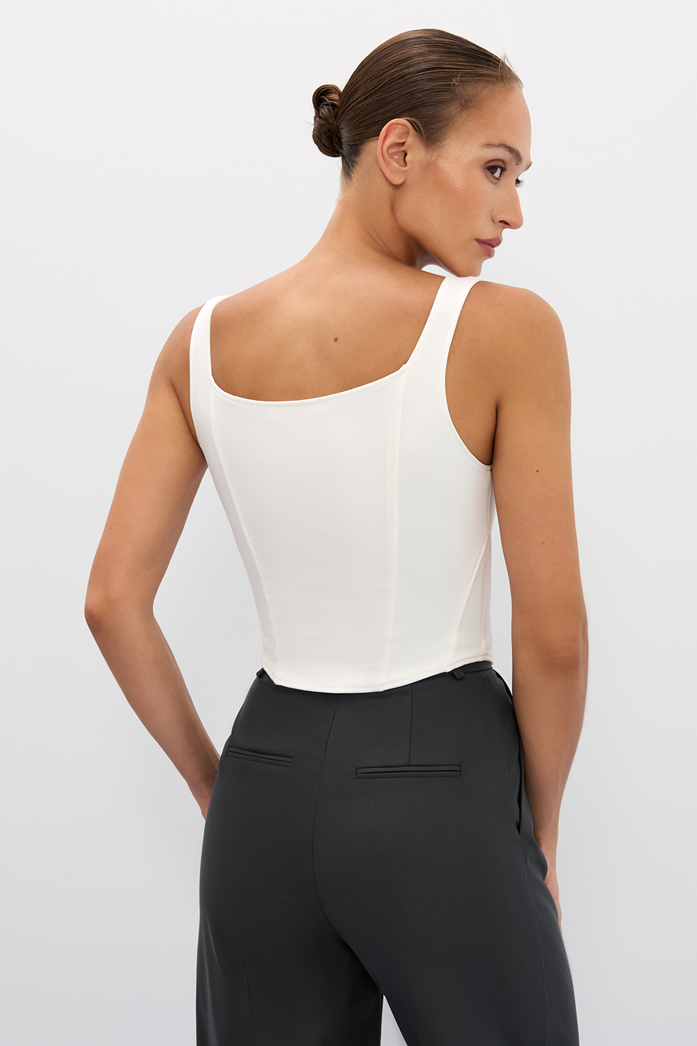 КОРСЕТ ІЗ ЗАСТІБКАМИ СПЕРЕДУ