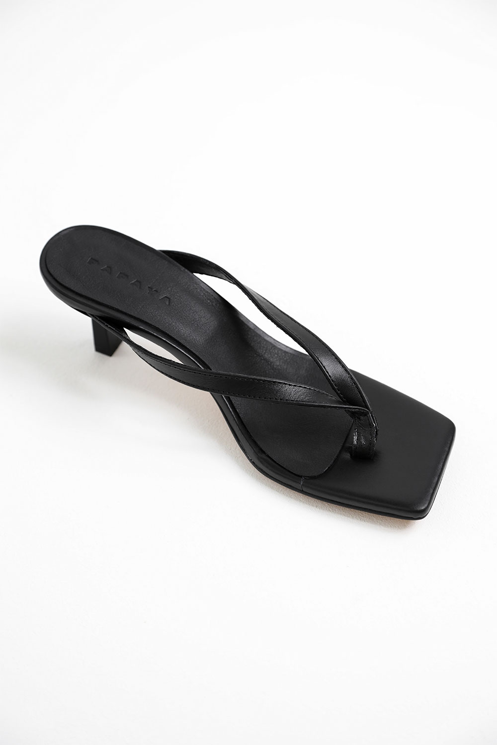 Cut Out Kitten Heel Sandals - 5.5cm
