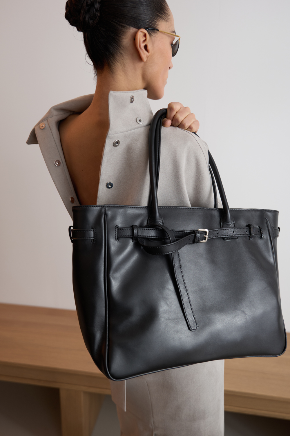 СУМКА ТОТЕ ІЗ РЕМІНЦЕМ