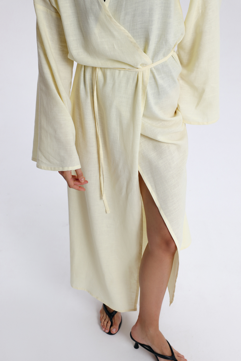 КАРДИГАН З ДОДАВАННЯМ ЛЬОНУ