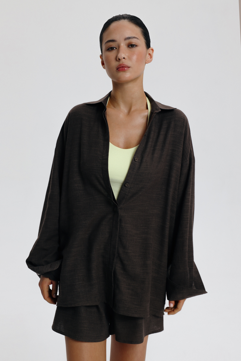 СОРОЧКА З ДОДАВАННЯМ ЛЬОНУ