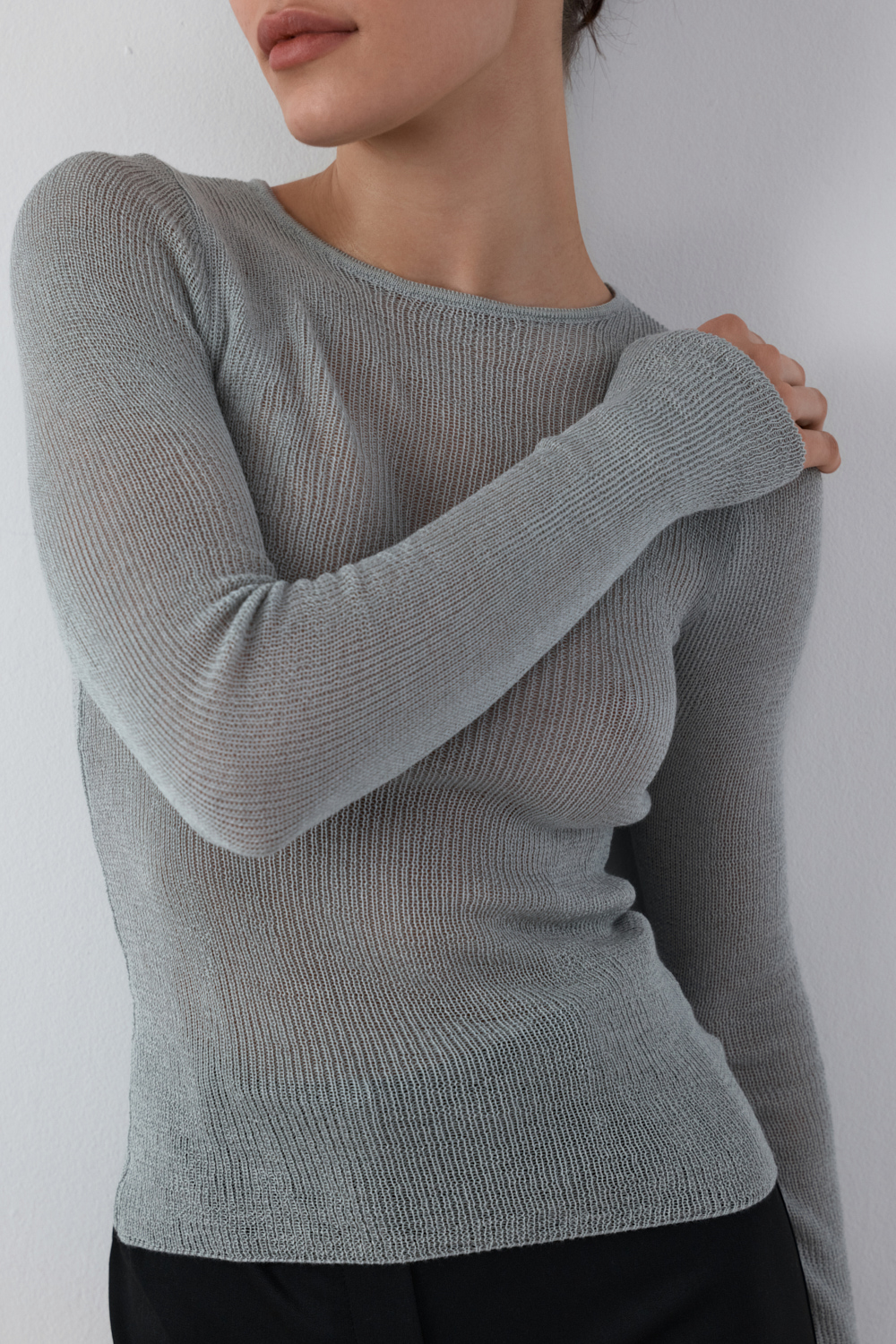 ДЖЕМПЕР НАПІВПРОЗОРИЙ