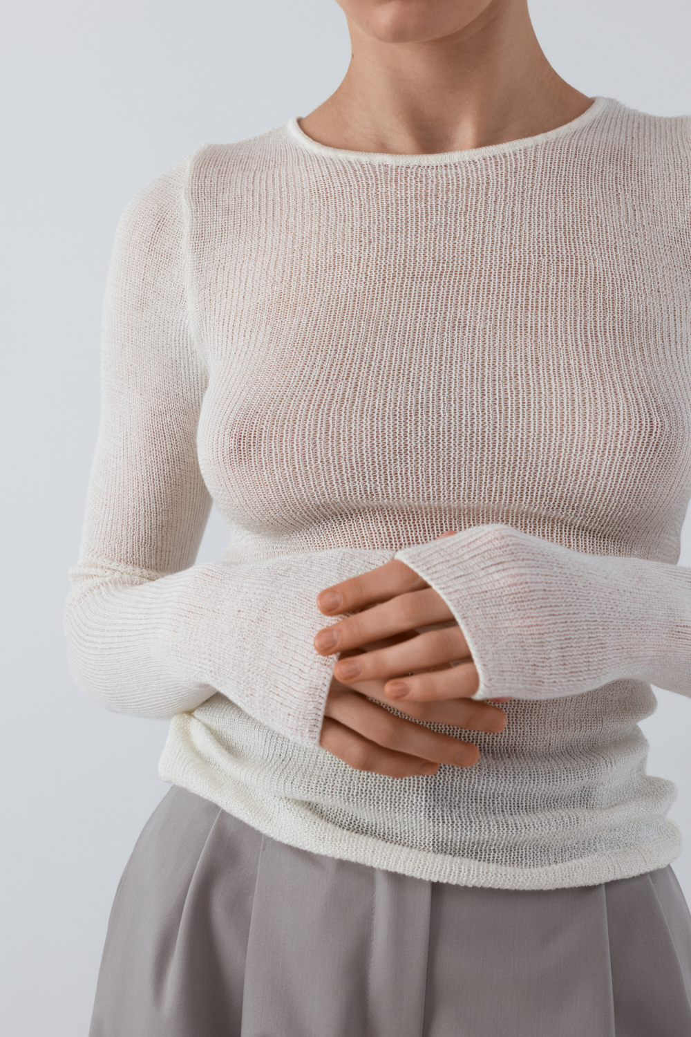 ДЖЕМПЕР НАПІВПРОЗОРИЙ