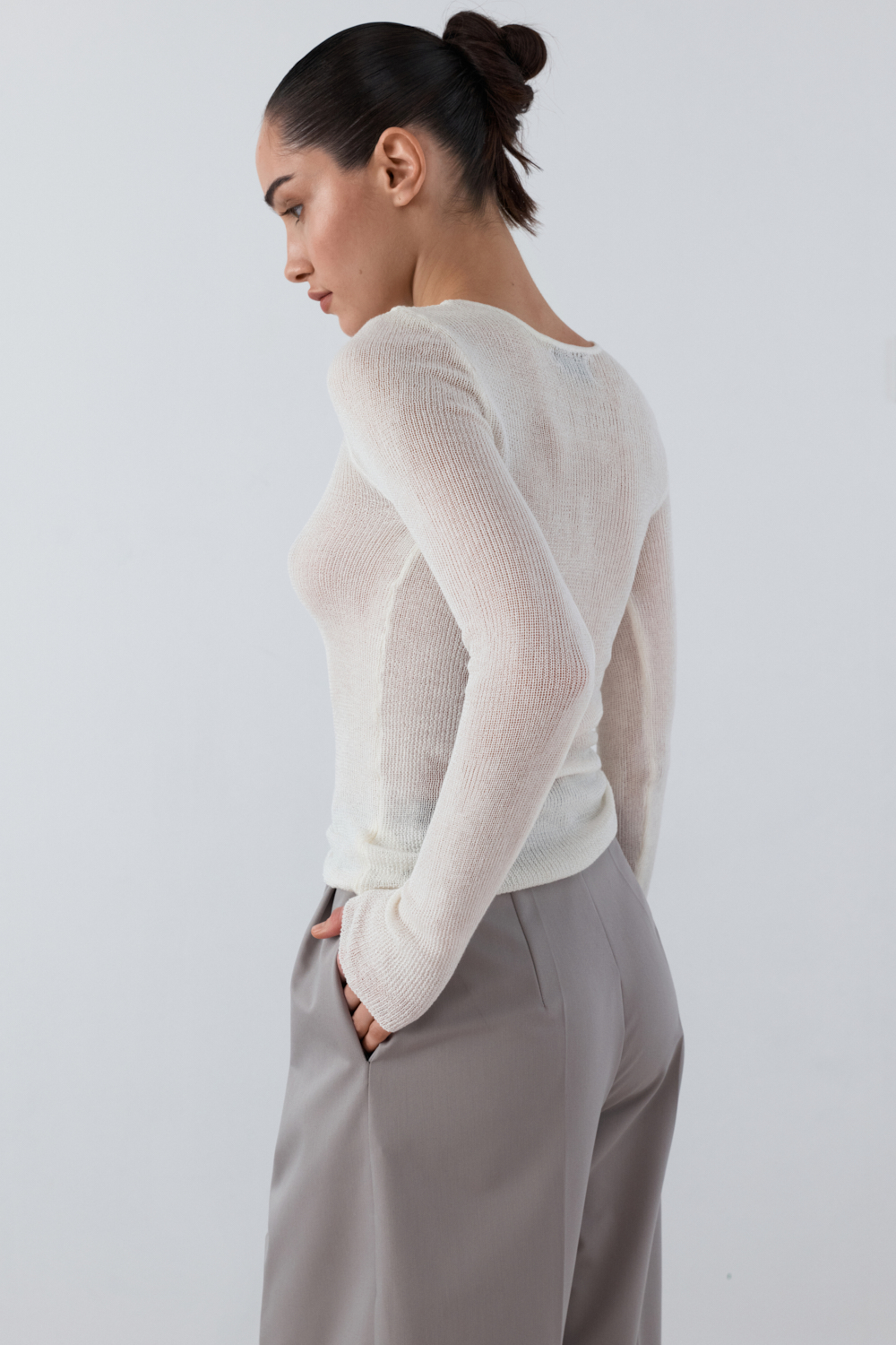 ДЖЕМПЕР НАПІВПРОЗОРИЙ