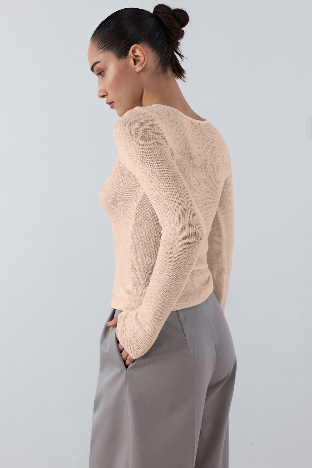 ДЖЕМПЕР НАПІВПРОЗОРИЙ