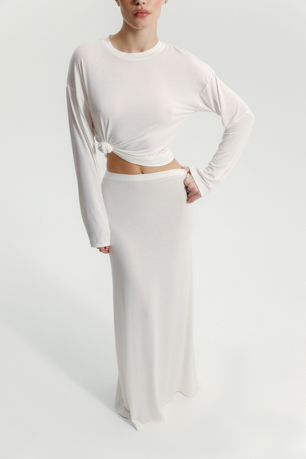 СПІДНИЦЯ МАКСІ З МОДАЛУ