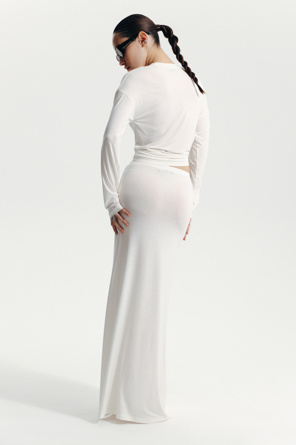 СПІДНИЦЯ МАКСІ З МОДАЛУ