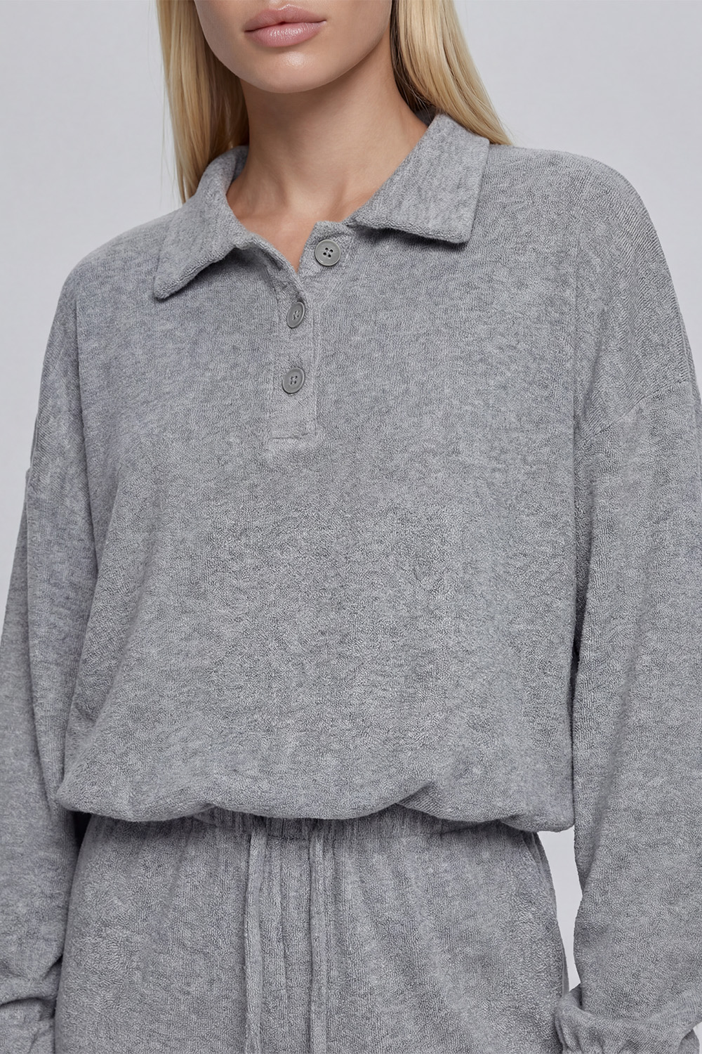 СВІТШОТ ІЗ КОМІРОМ ПОЛО