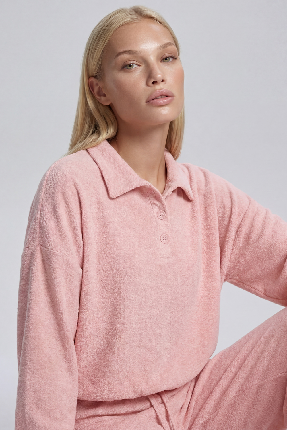 СВІТШОТ ІЗ КОМІРОМ ПОЛО