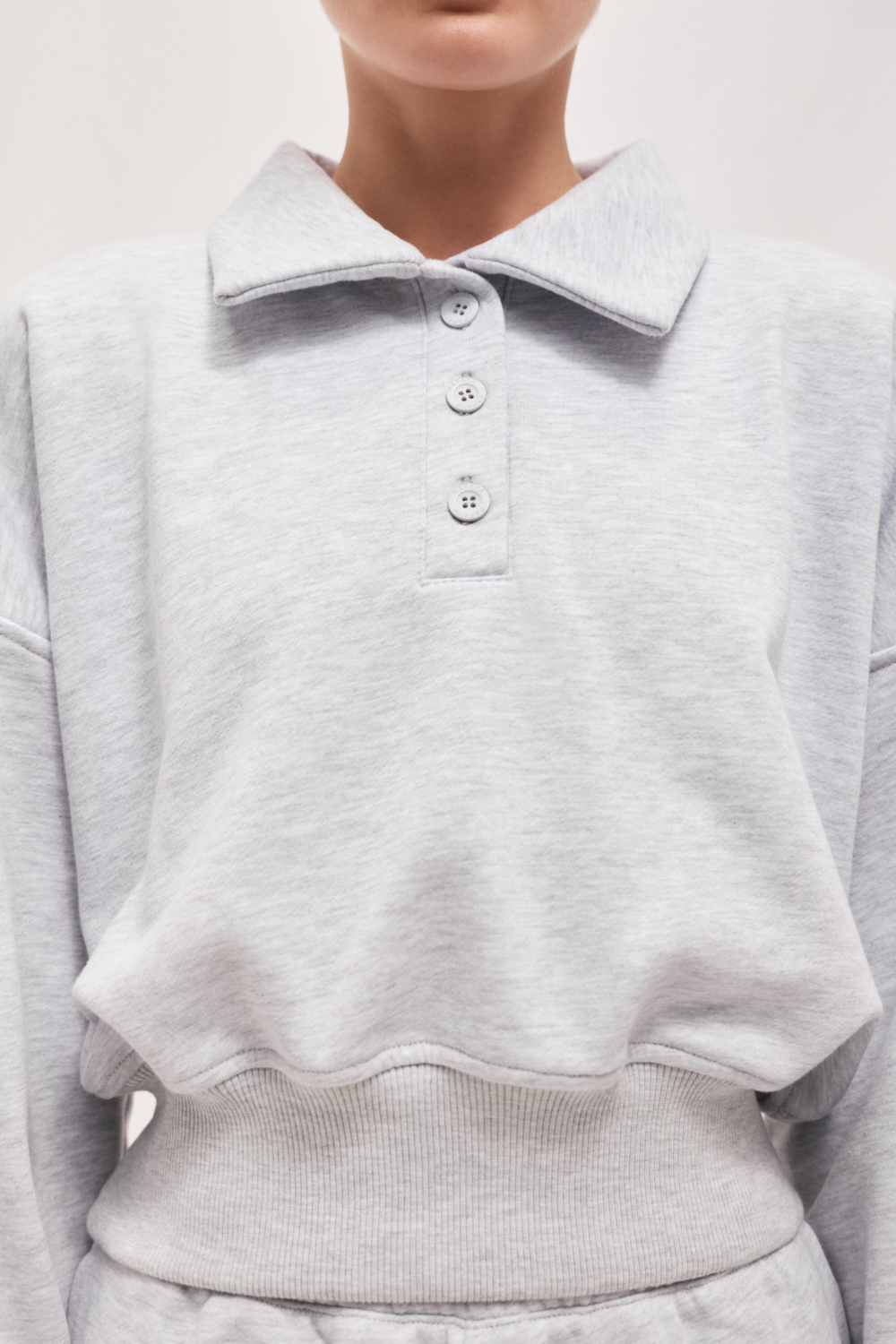 СВІТШОТ ІЗ КОМІРОМ ПОЛО