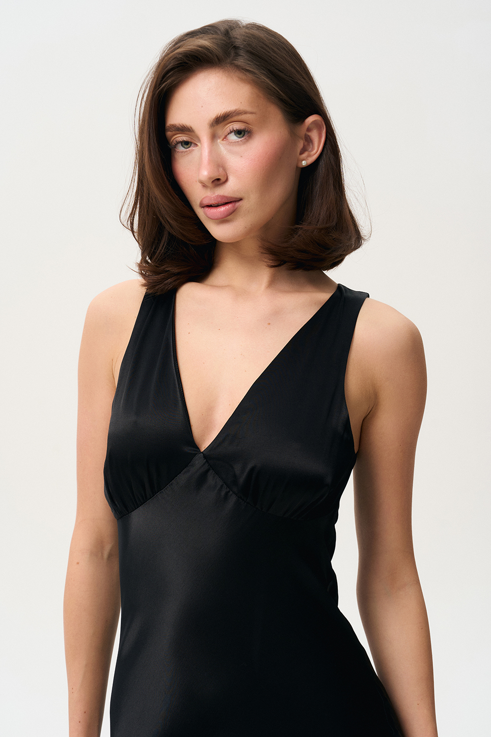 СУКНЯ САТИНОВА МАКСІ