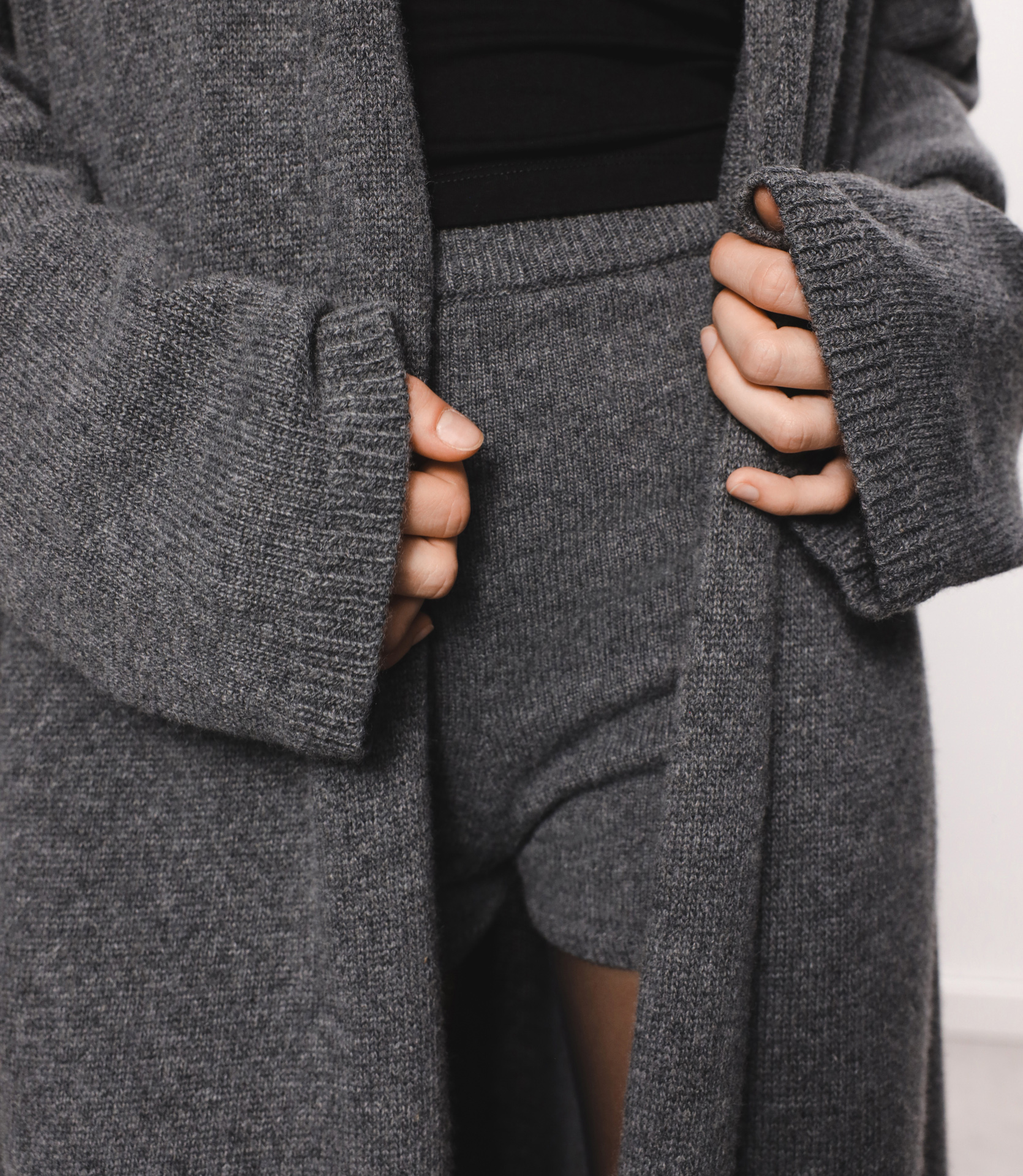 КАРДИГАН МАКСІ ІЗ ДОДАВАННЯМ ВОВНИ ЯГНЯТИ