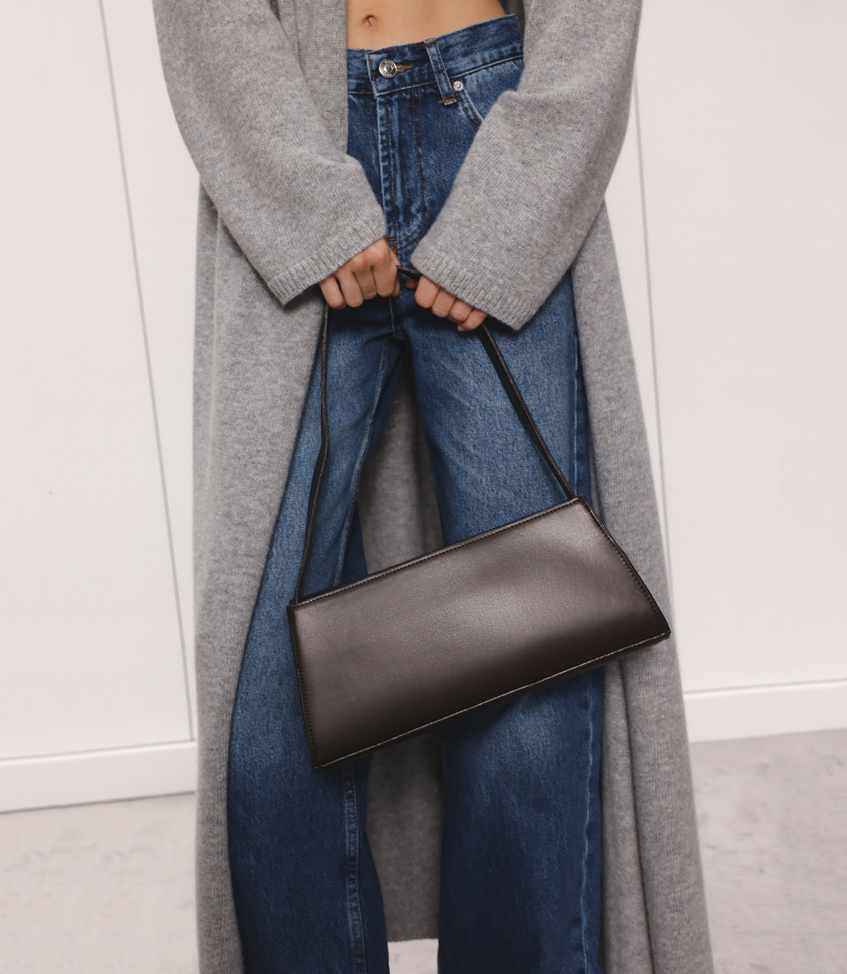 КАРДИГАН МАКСІ ІЗ ДОДАВАННЯМ ВОВНИ ЯГНЯТИ