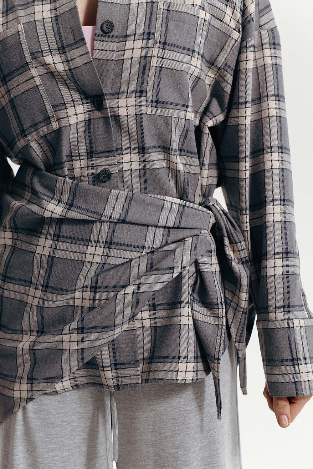 СОРОЧКА-ТРАНСФОРМЕР В КЛІТИНКУ