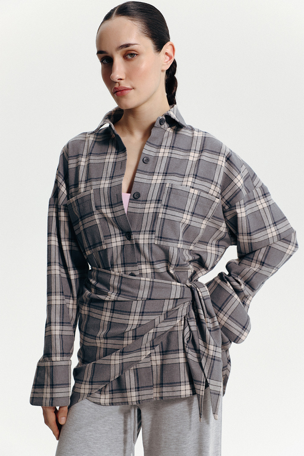 СОРОЧКА-ТРАНСФОРМЕР В КЛІТИНКУ