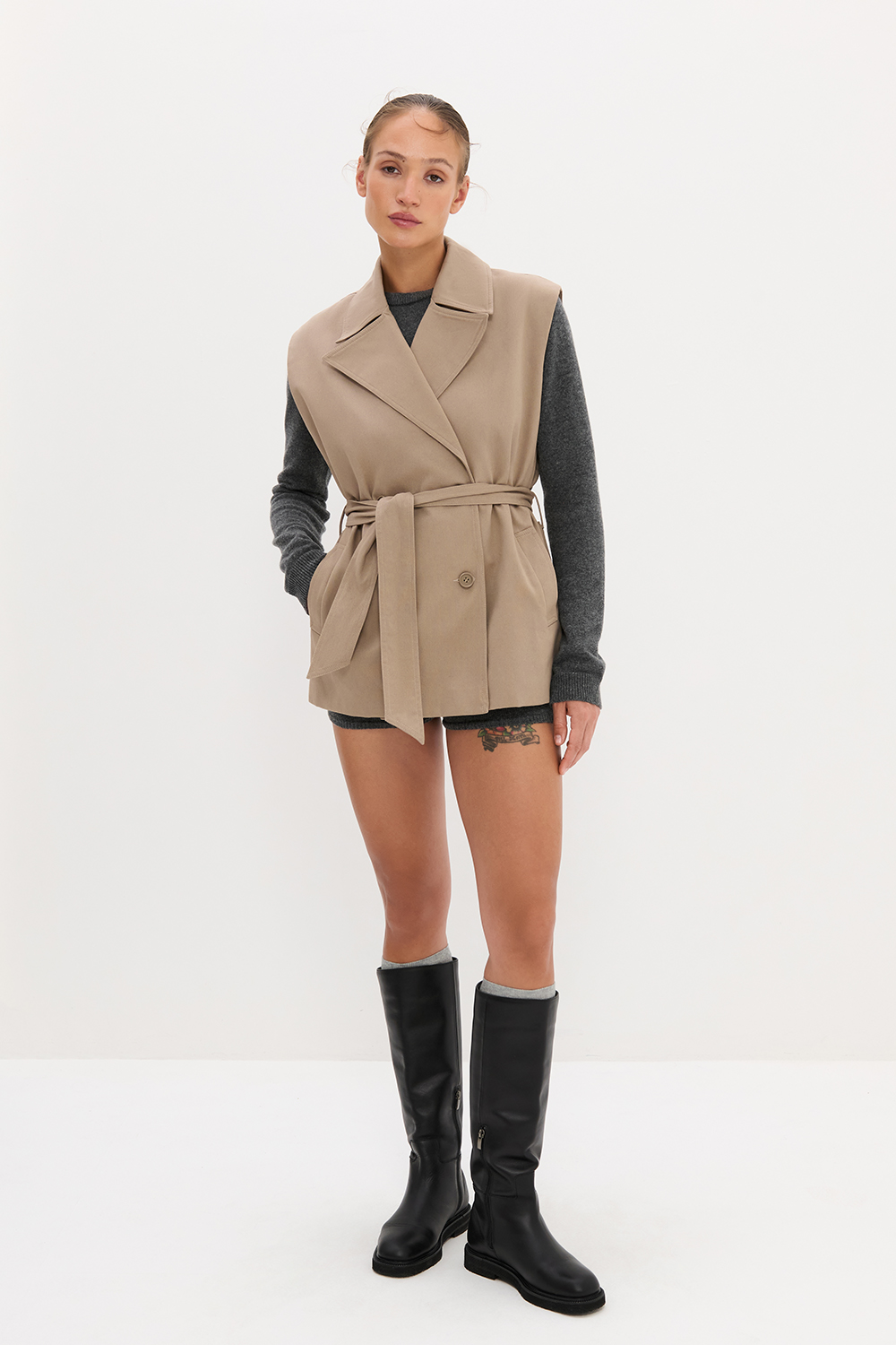 TRANSFORMER SHORT TRENCH COAT - buy at PAPAYA |Ukrainian brand