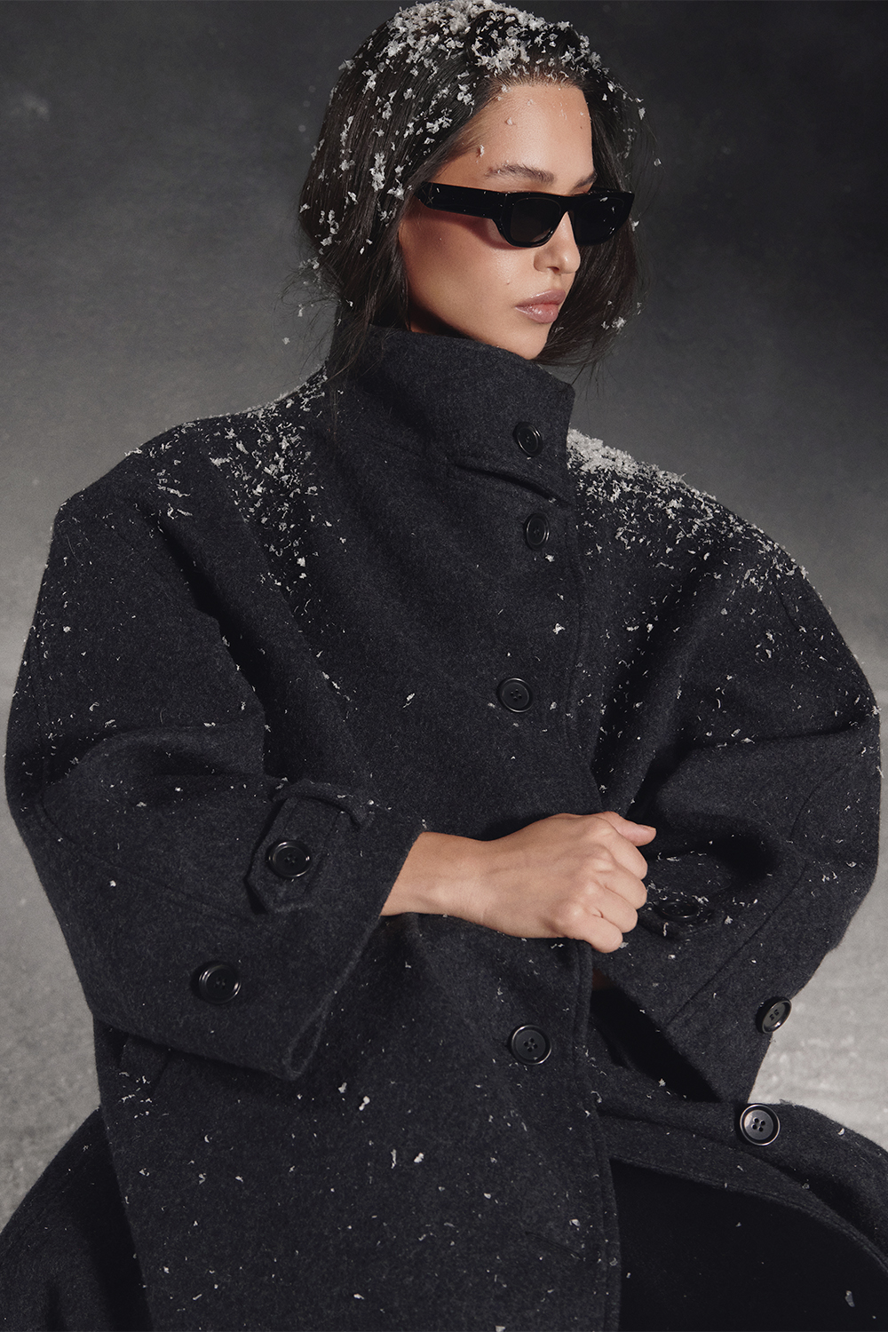 ПАЛЬТО МАКСІ З КОМІРОМ-СТІЙКОЮ